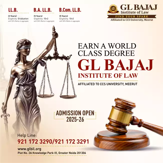 GL Bajaj Law college 2025